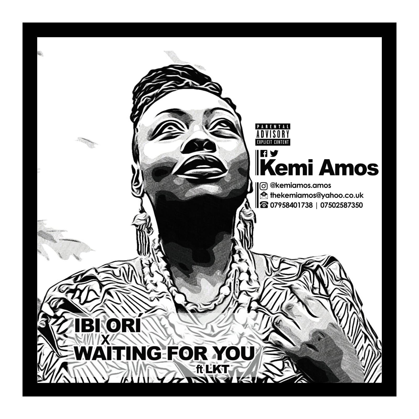 Kemi Amos Ori Waiting For You Ft. LKT Artwork