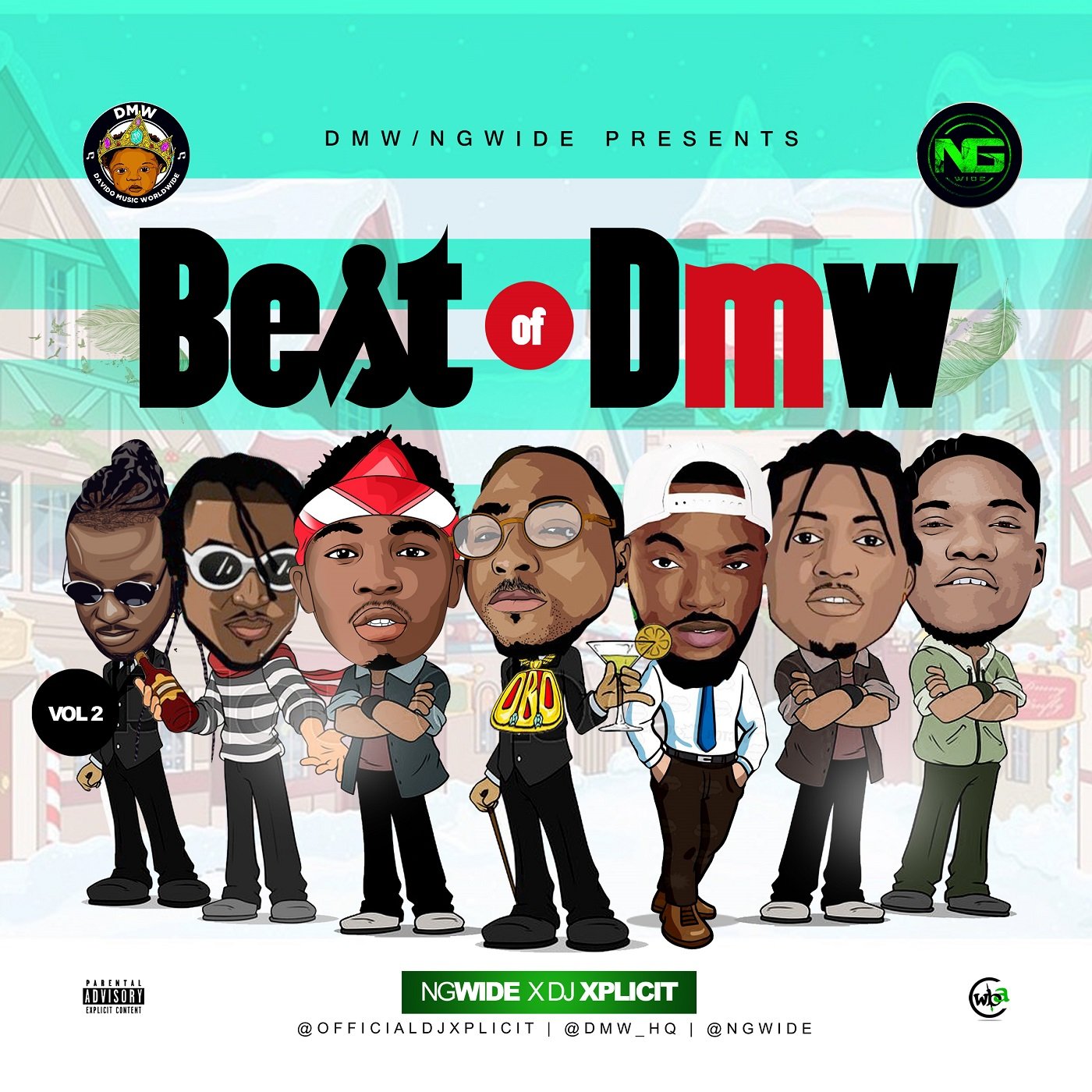 Dj Xplicit Best of DMW Mixtape Vol. 2 artwork