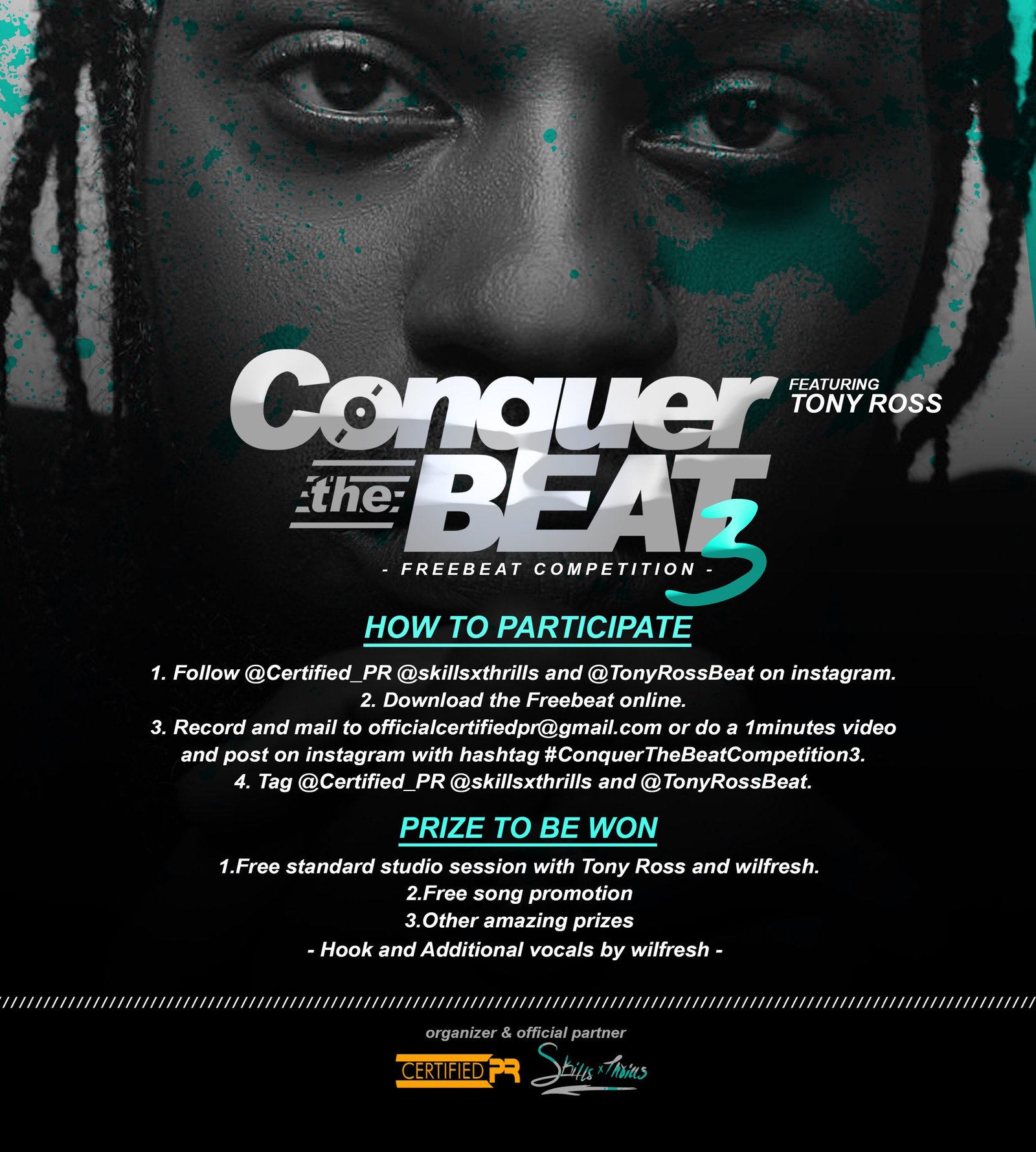Certified pr Conquer the beat 3 artwork