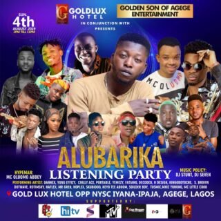 Event: GOLDLUX Hotel & Golden Son Of Agege presents: Dannex Alubarika Listening Party 24 6ba98e30 564e 4352 ad22 4e0bbf24af8a