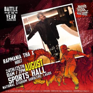 Event: Rapmania Tha X Set to Host Nigeria's Biggest Hip Hop Dance Event Battle Of The Year Nigeria 2019 (10th Edition) | @Rapmaniax @Botynigeria Inbox x 19 IMG 20190821 WA0005 1