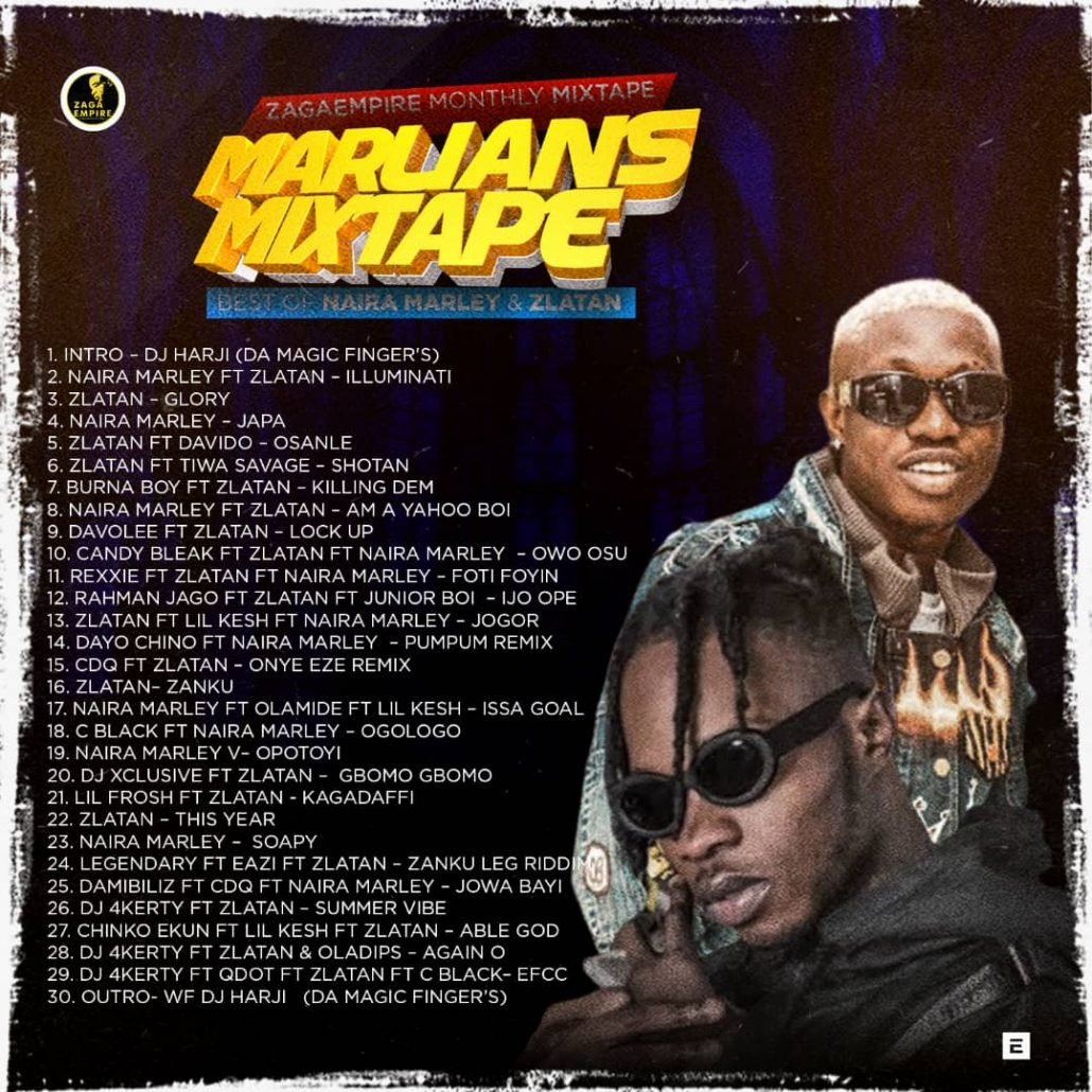 Marlians Mixtape Tracklist