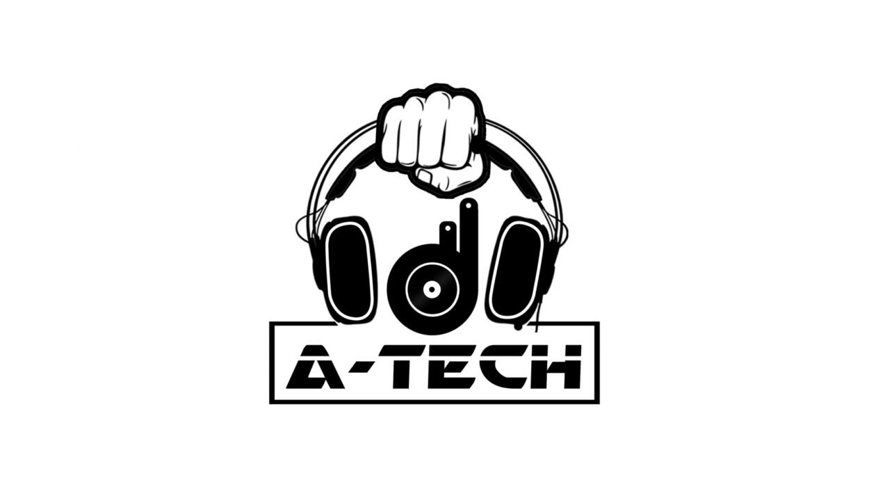 DJ A TECH Laptop sticker MAC