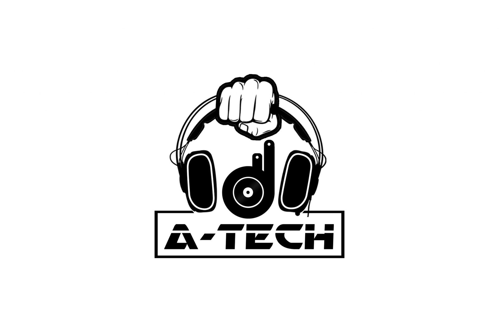 DJ A TECH Laptop sticker MAC