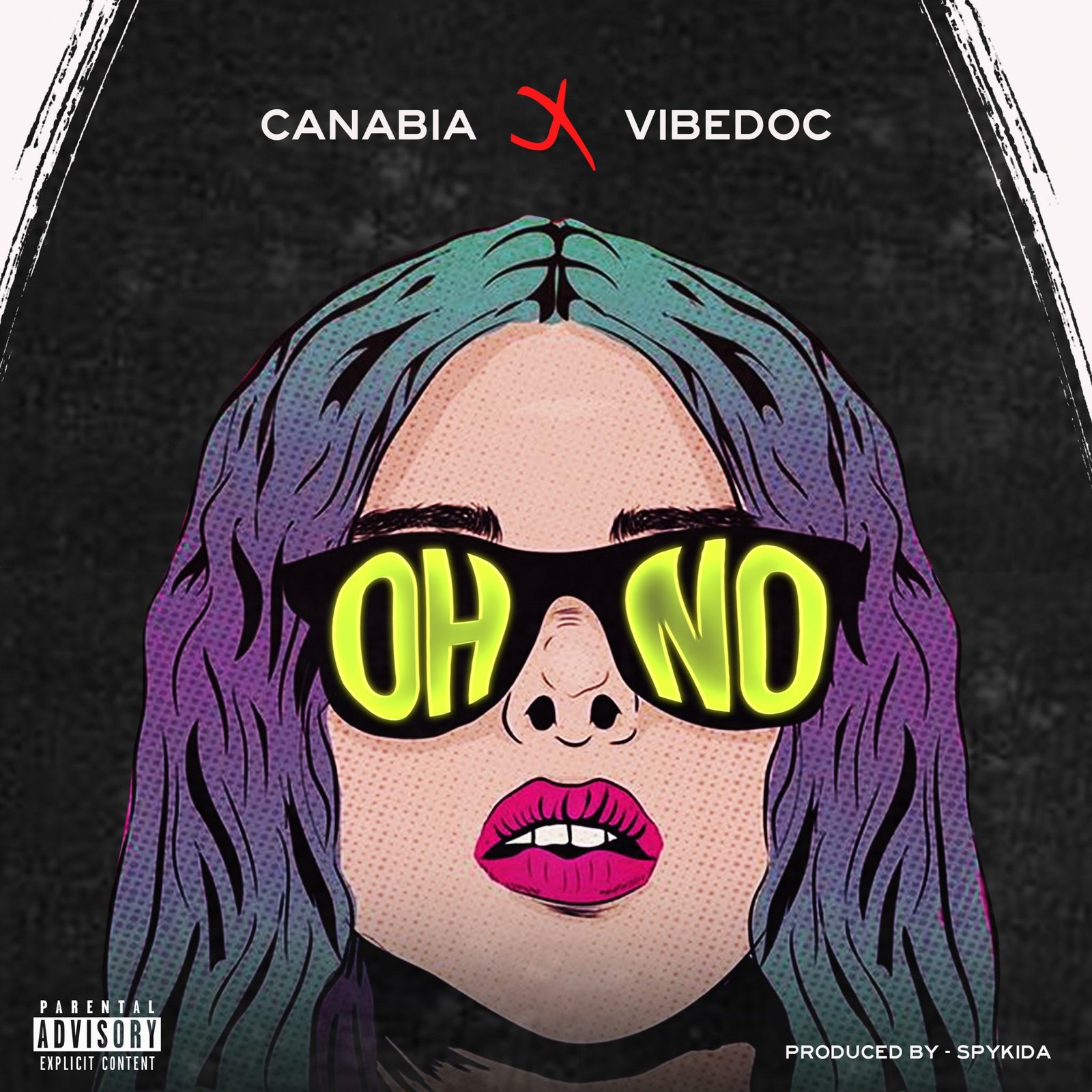 Canabia Ft. Vibedoc Oh No Artwork