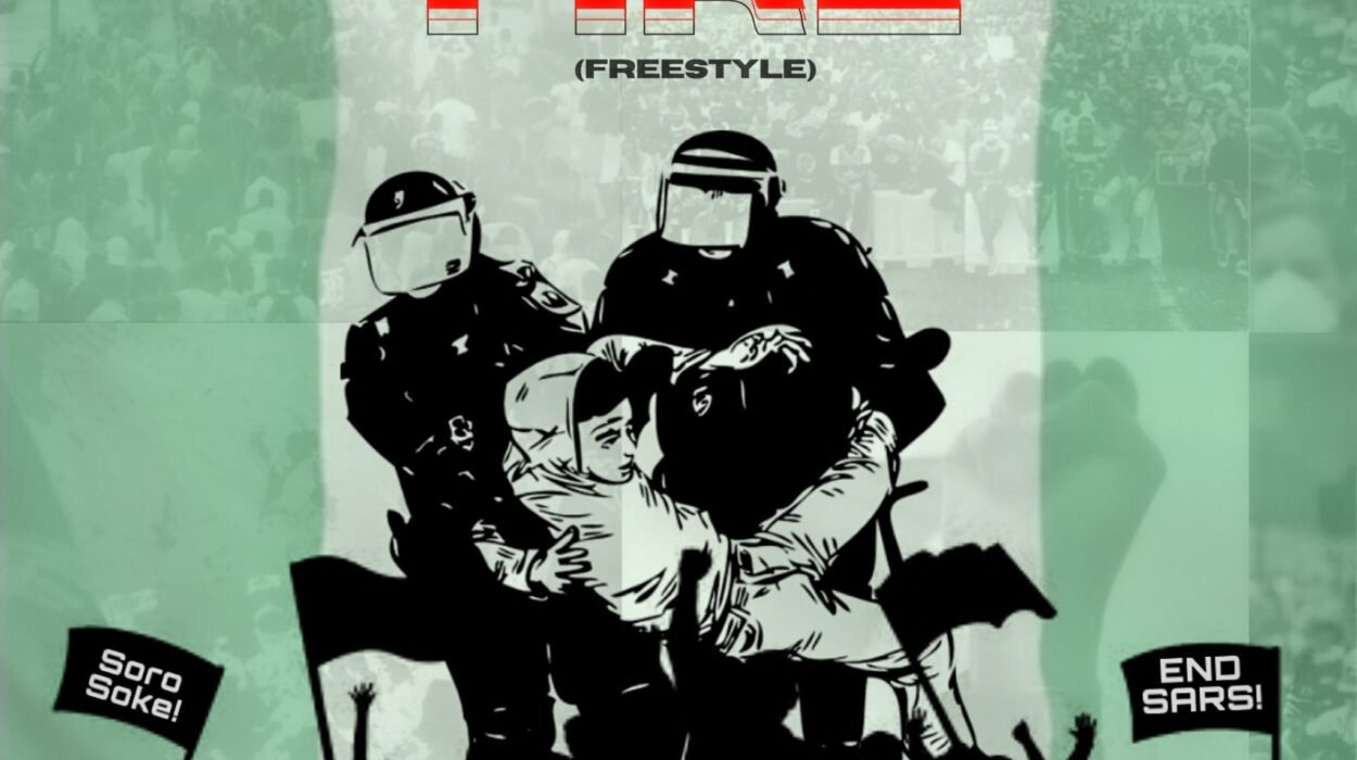 Canabia Fire End Police Brutality Artwork