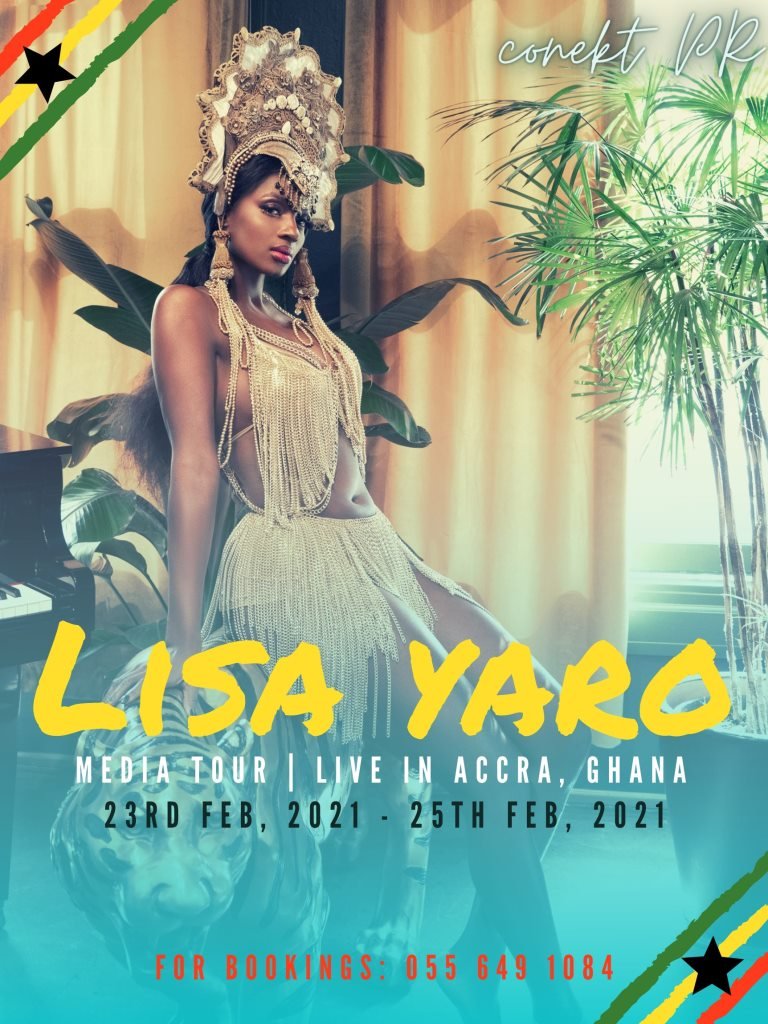 Lisa Yaro Ghana media tour