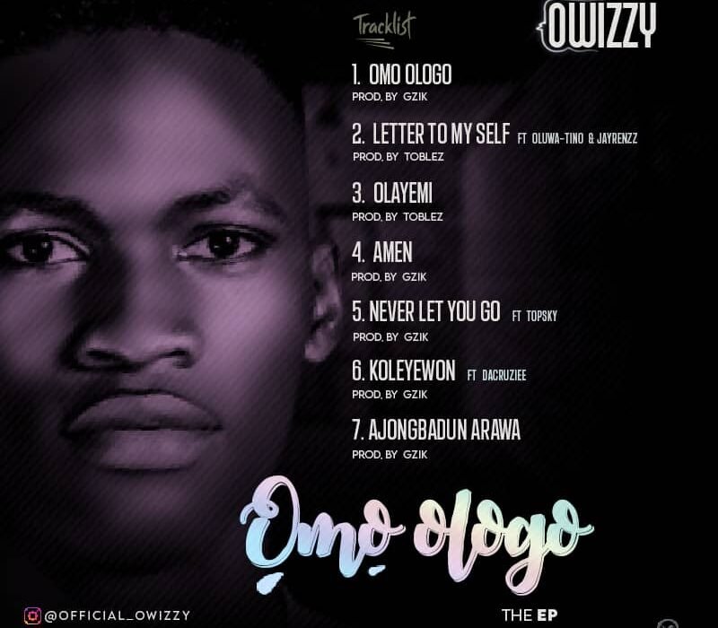 Owizzy Omo Ologo The EP Back Artwork