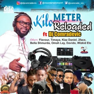 DJ Comradevic KiloMeter Reloaded Mixtape Artwork
