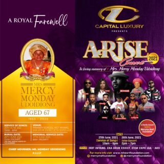 Mercy Heart Foundation Presents Arise Concert In Memory Of Mrs Mercy Udoidiong #AriseConcert 26 Mercy Heart Foundation Presents Arise Concert In Memory Of Mrs Mercy Udoidiong