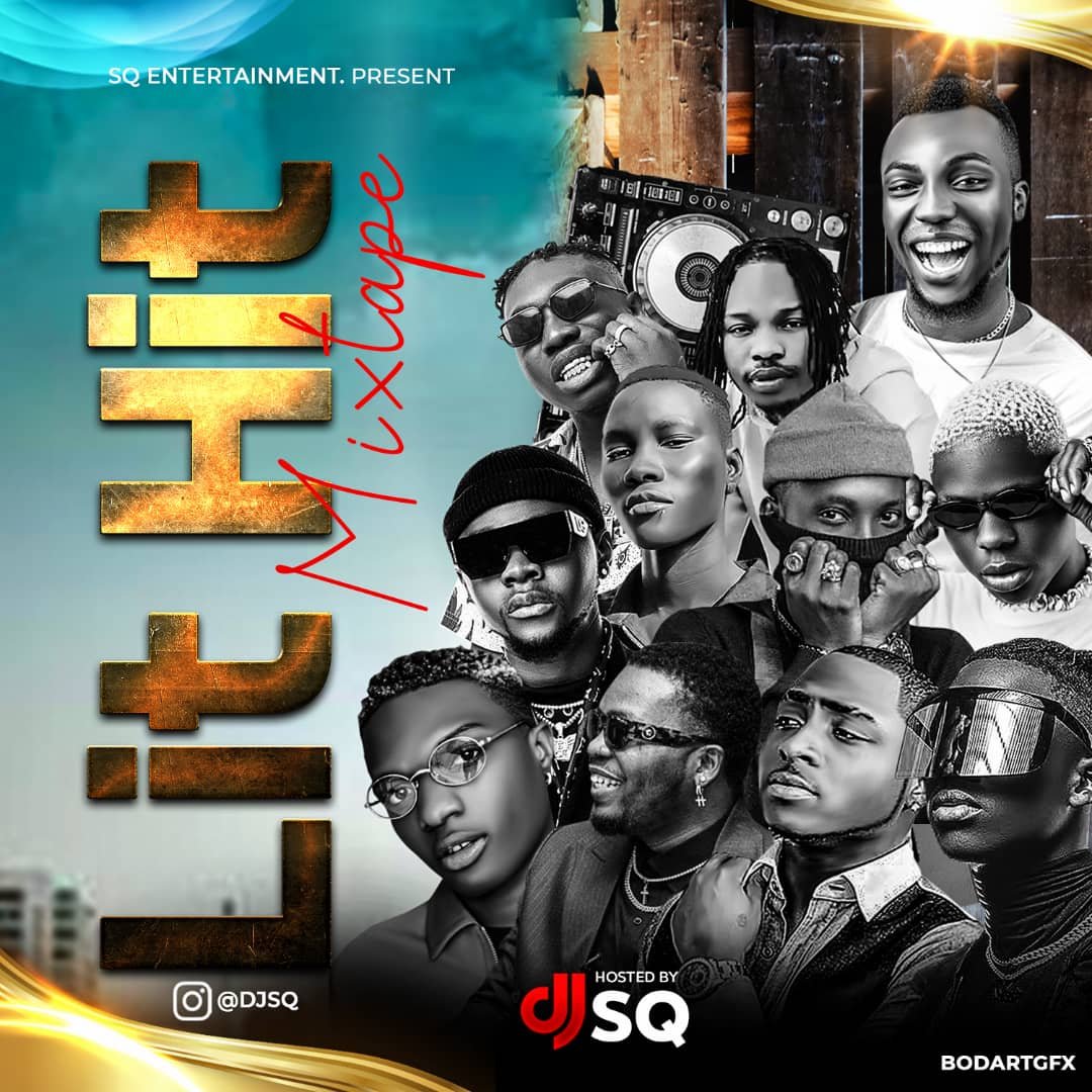 DJ SQ Lit Hit Mixtape Artwork