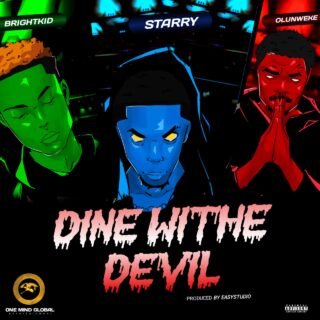Music: Starry Ft Brightkid & Olunweke – Dine Withe Devil 25 Starry Dine Withe Devil Artwork