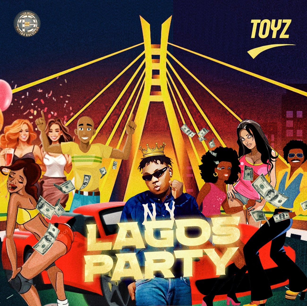 Toyz Lagos PArty Artcover