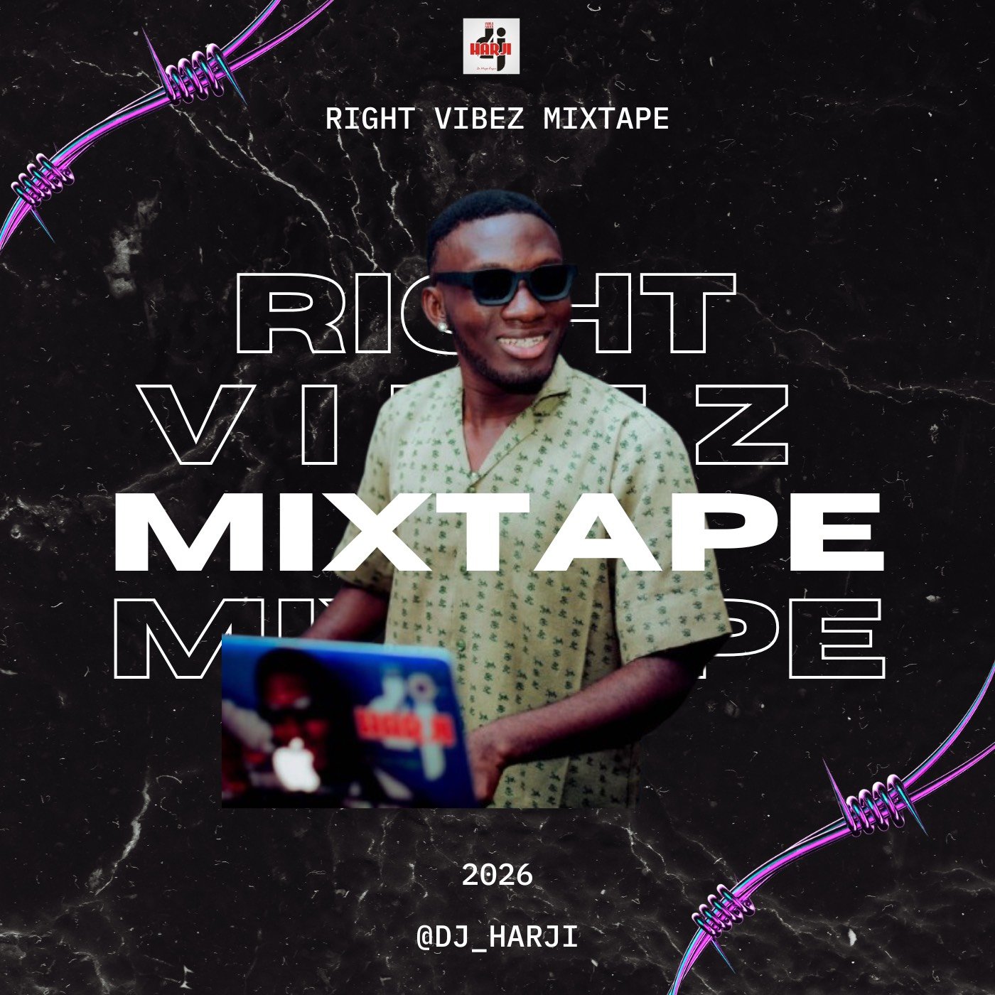 WF DJ Harji The Right Vibez Mixtape 3.0 Artwork